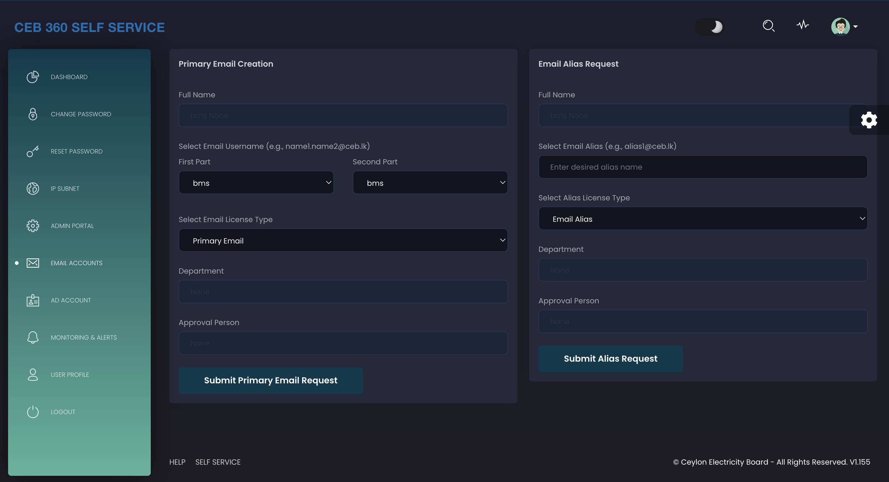 Employee Self Service Portal