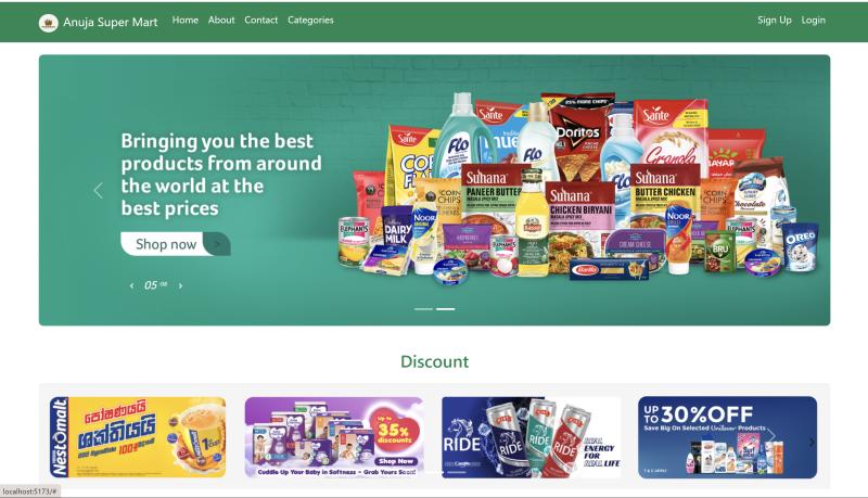 Point Of Sales System (Anuja SuperMart)